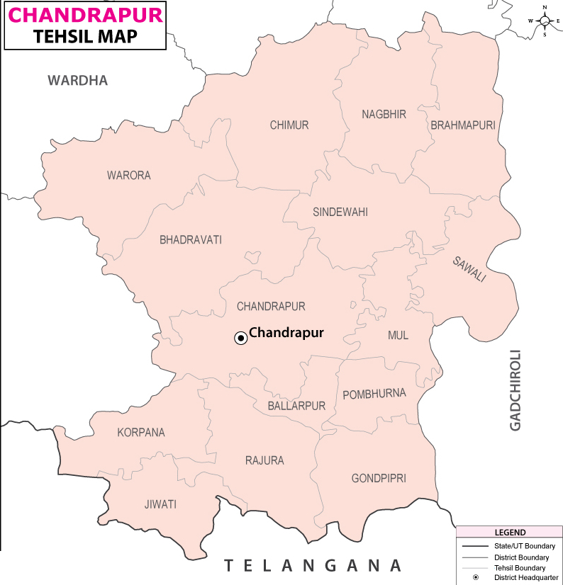 Chandrapur map