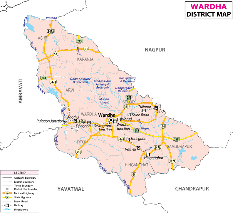 Wardha Map